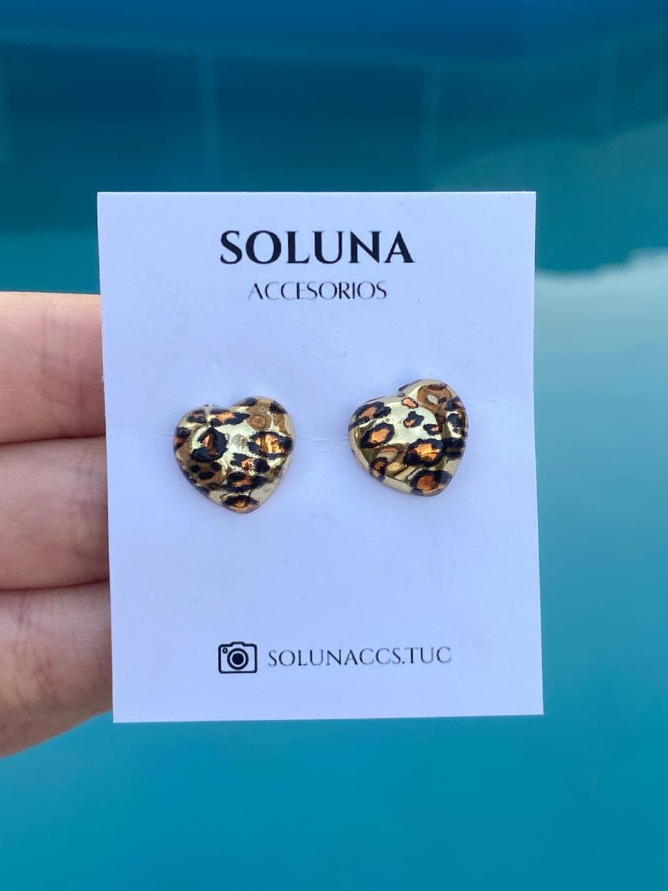 aros animal print de Soluna