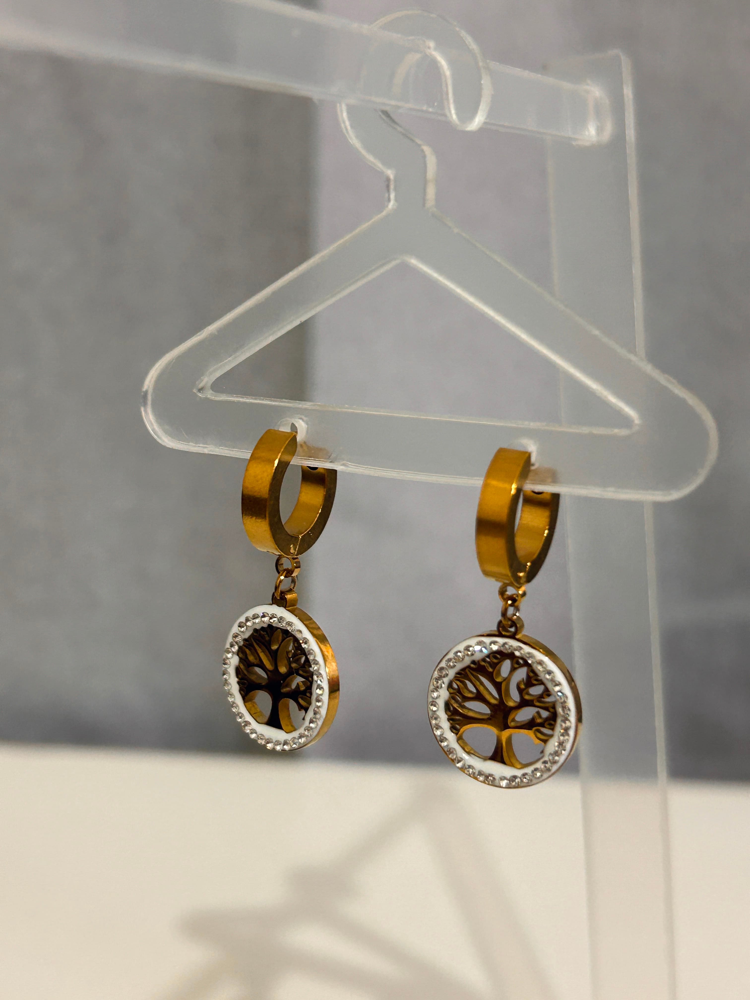aros Arbol de la vida dorados de Soluna