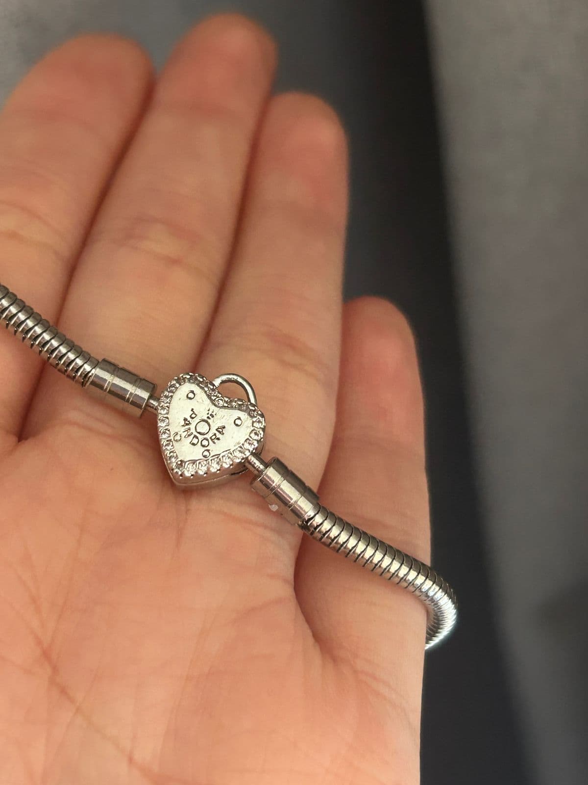 Pulsera tipo Pandora plateada de Soluna
