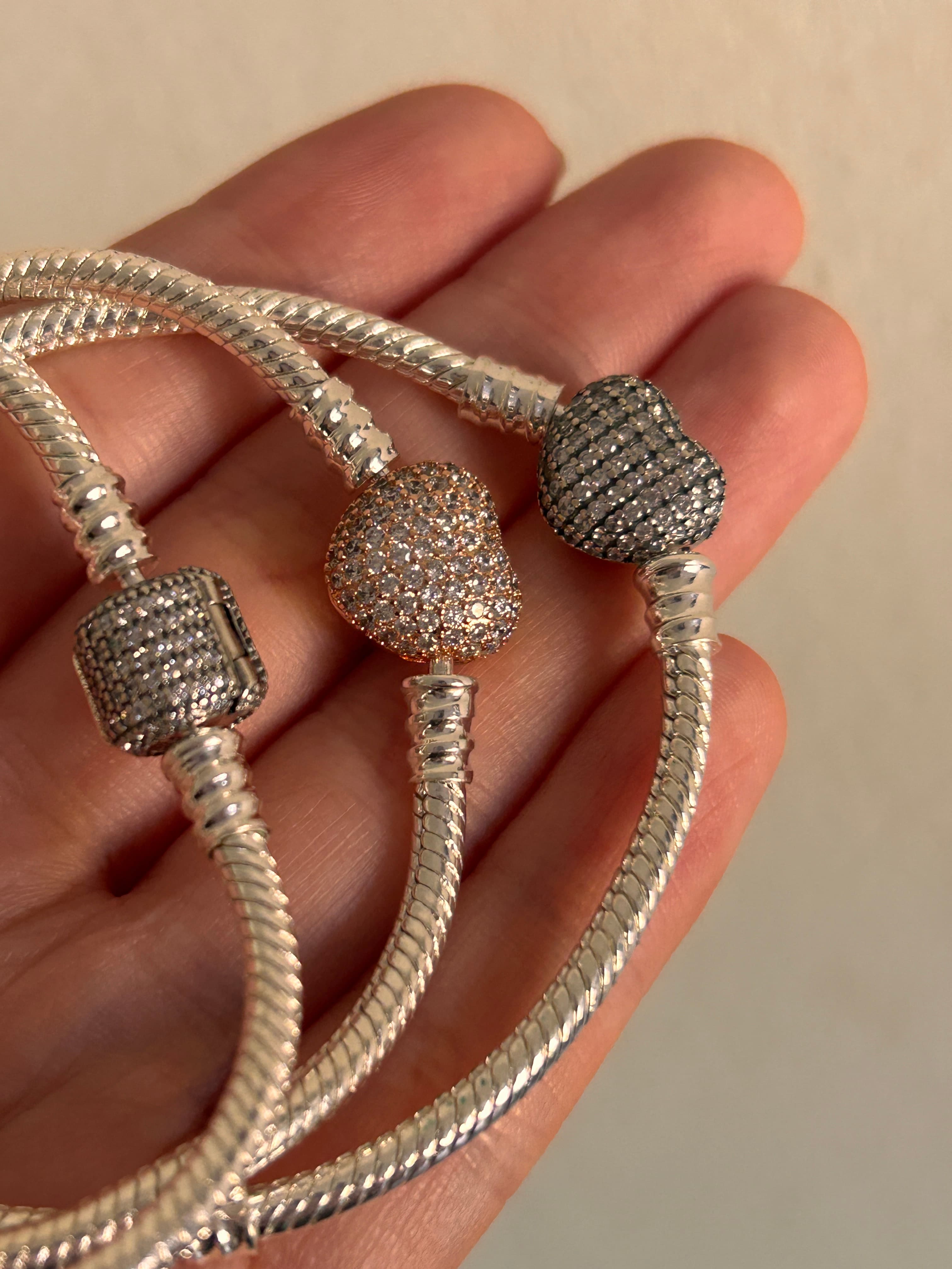 pulseras con corazon Strass de Soluna