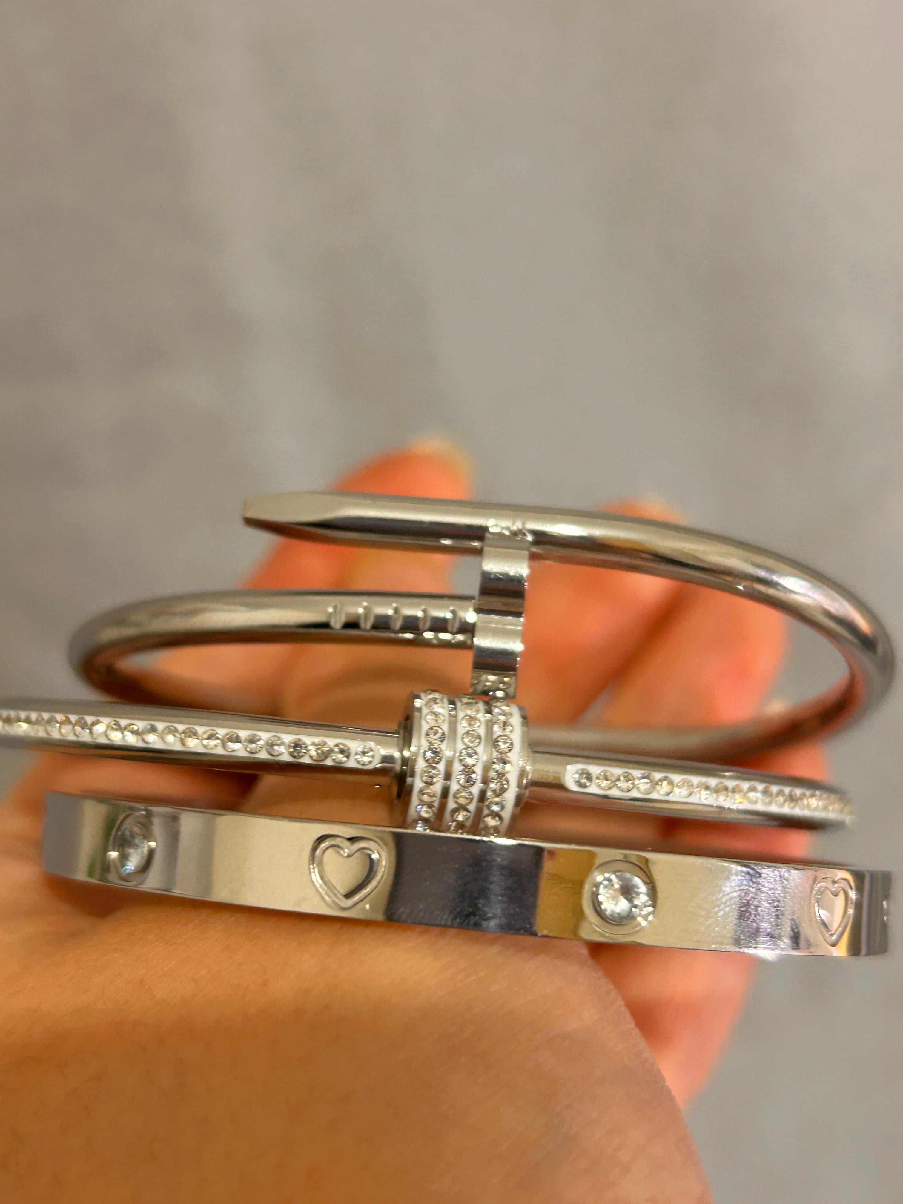 pulseras plateada tipo Cartier de Soluna